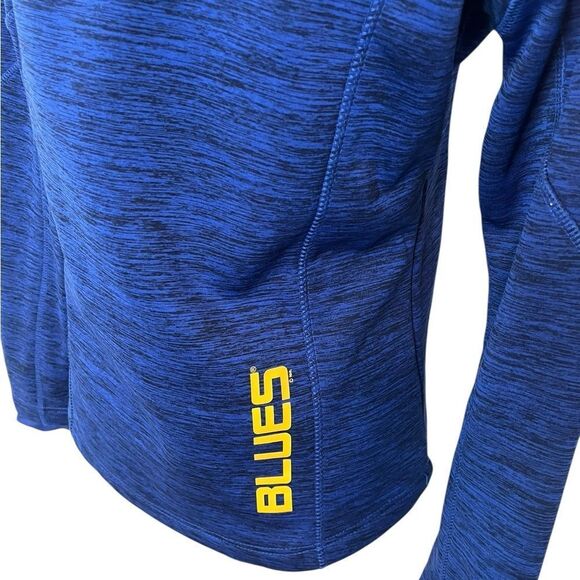 NHL ST.LOUIS BLUES HOCKEY MENS FLEECE LINED FULL ZIP WINTER JACKET WOMENS SIZE M - Picture 8 of 10